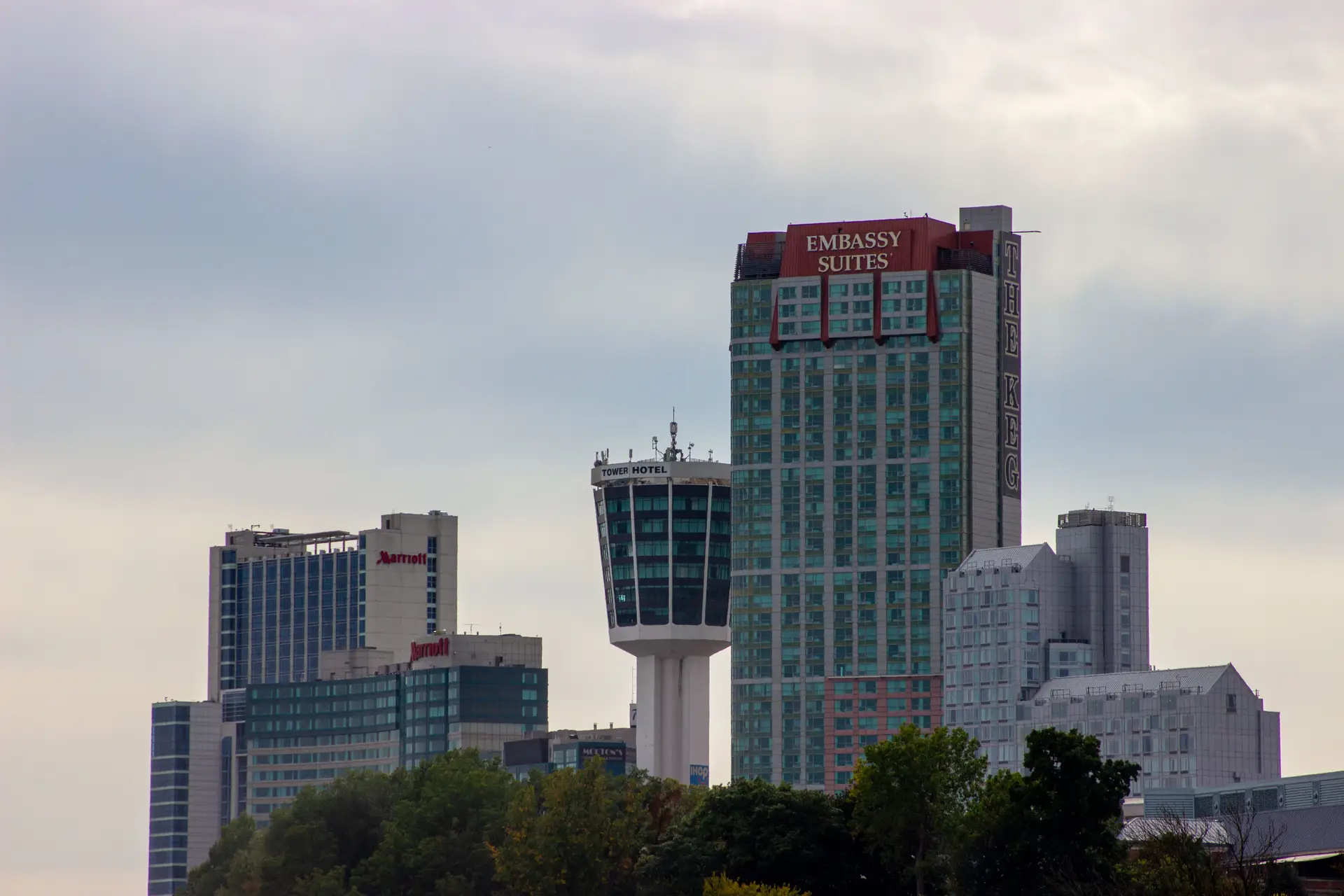Niagara Falls evening view