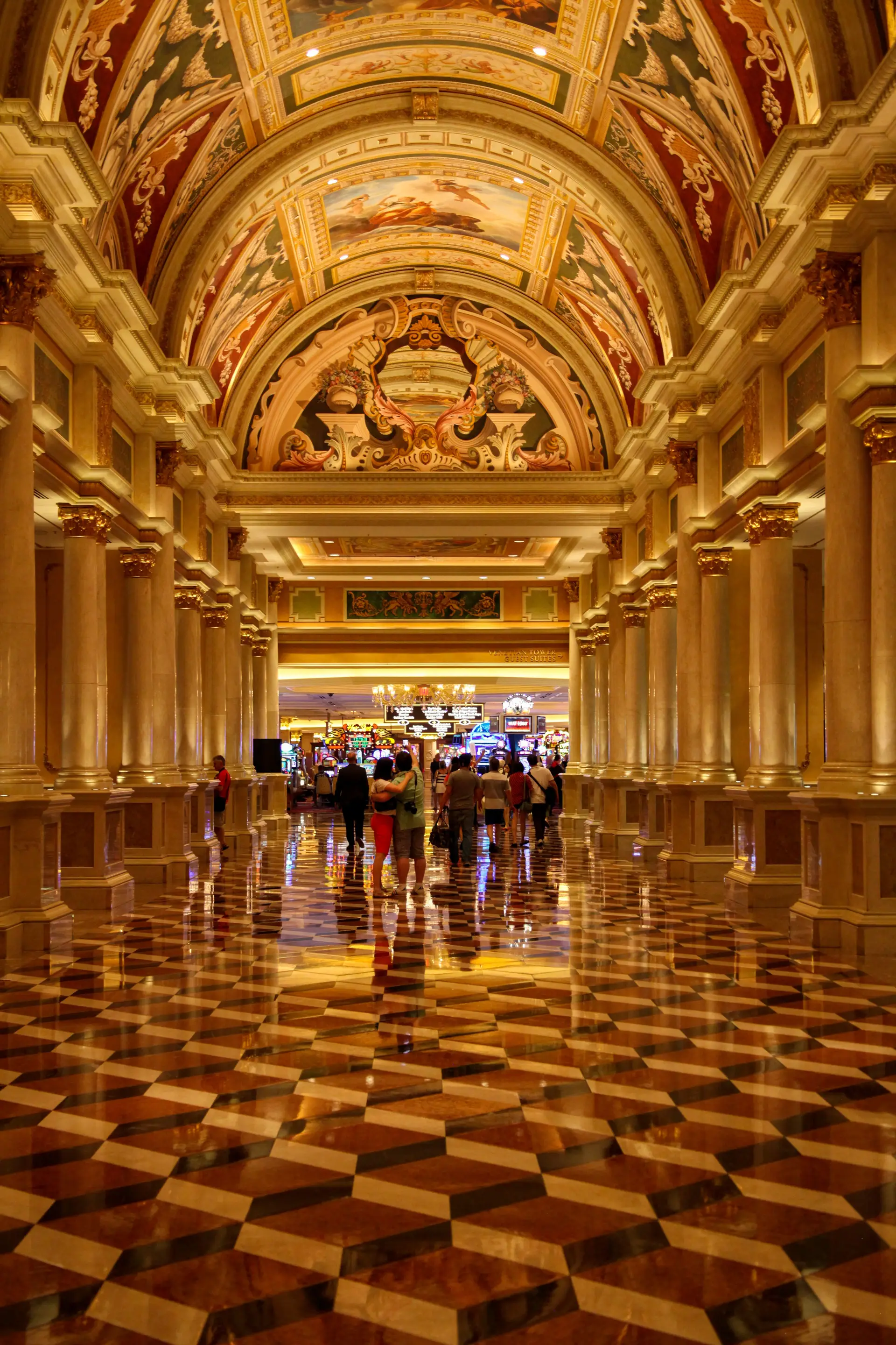 Grand architectural corridor
